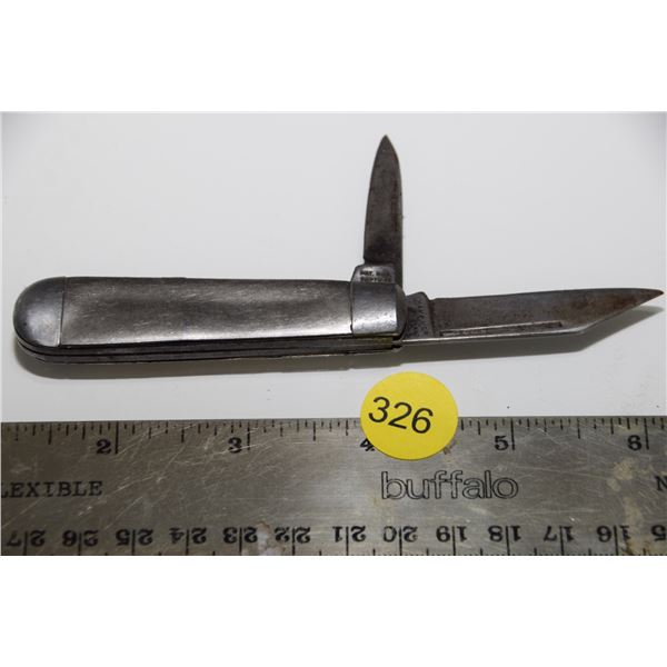 Hammer brand knife - has dents