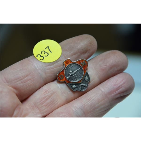 Sterling antique shooting medal