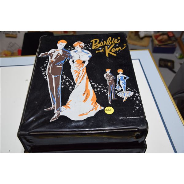 1963 Barbie & Ken doll case & reliable dolls