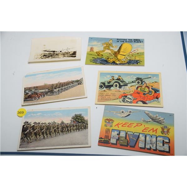 USA WWI & WWII Postcards