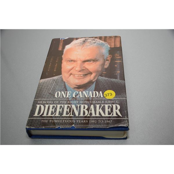 Estated Prime Minister Diefenbaker book