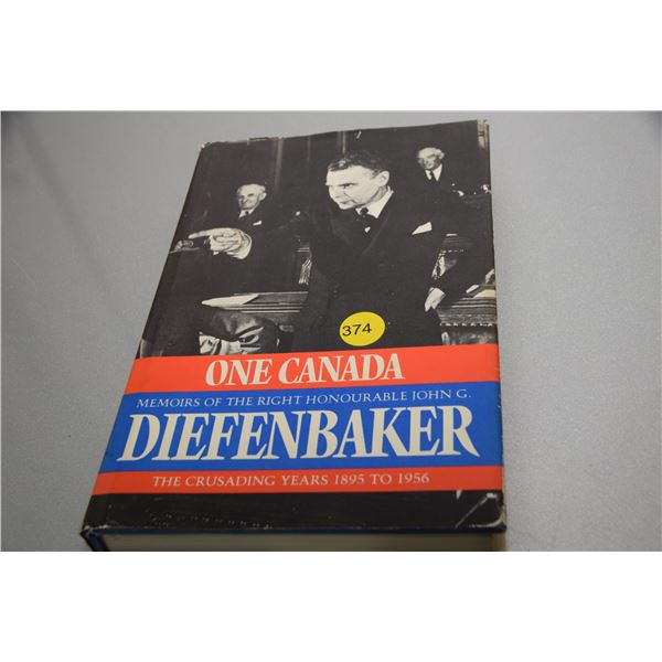 Signed John Diefenbaker book