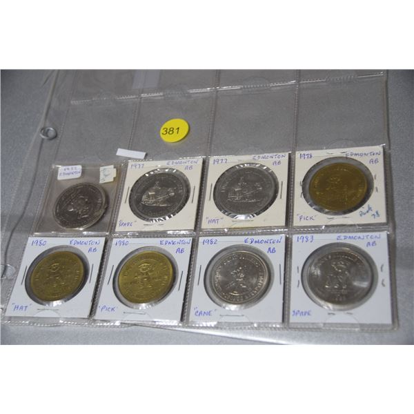 Edmonton tokens