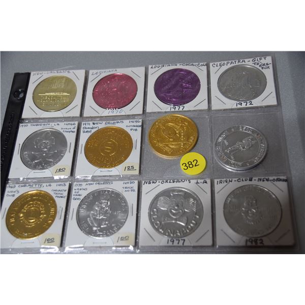 New Orleans Mardi Gras tokens