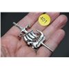 Image 1 : Sterling silver viking pin