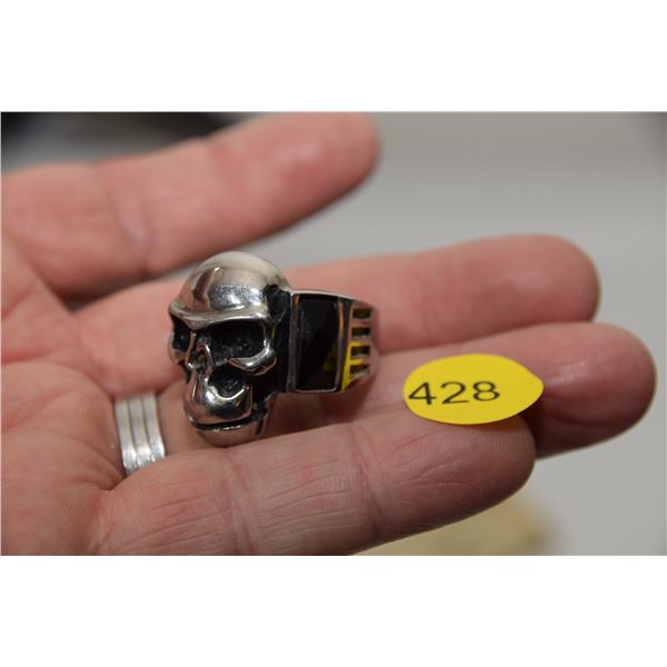 Huge skull ring