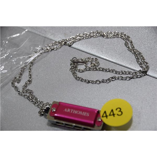 Harmonica necklace