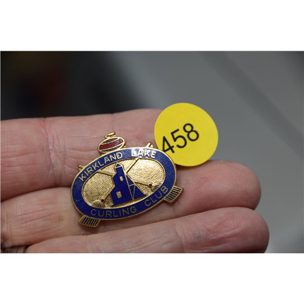 Vintage curling pin - Kirkland lake