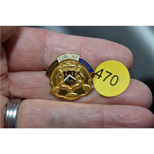 Vintage curling pin - London