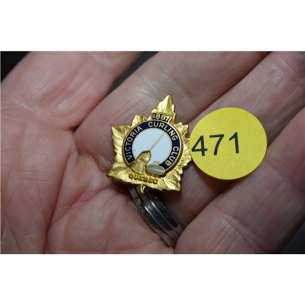 Vintage curling pin - 1887 Victoria