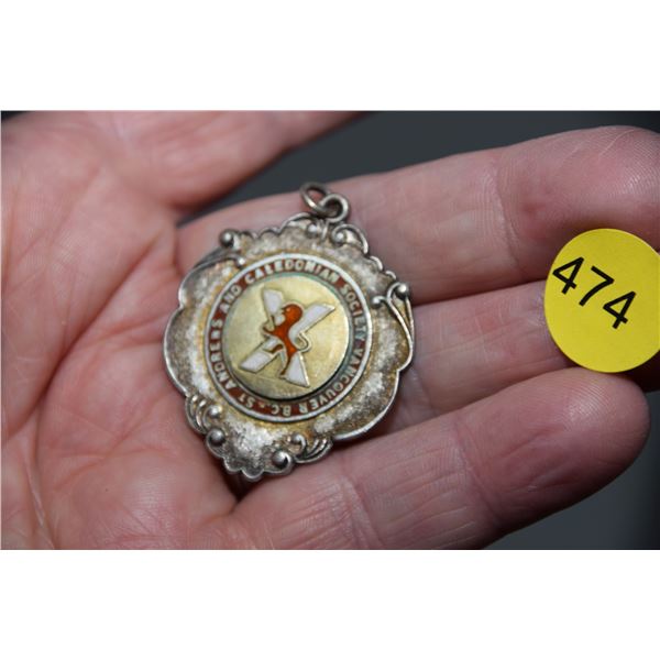 Vintage curling pin - Sterling silver Vancouver