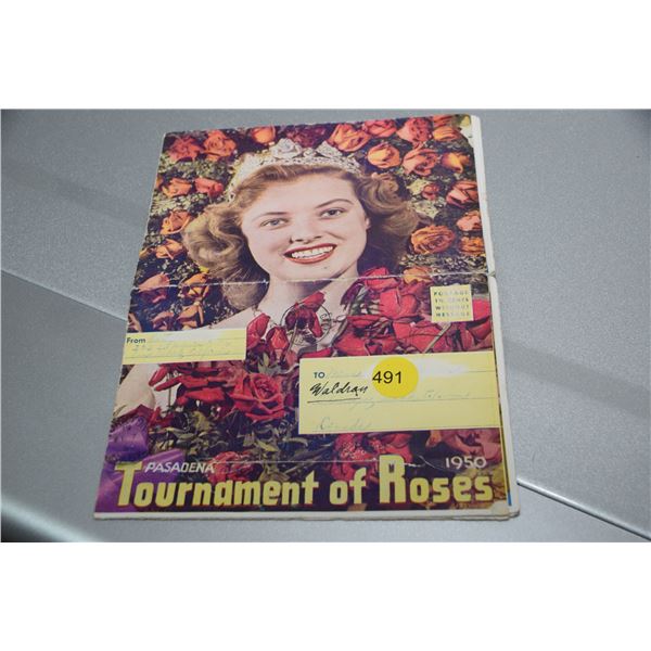 1950 Rose Bowl parade brochure