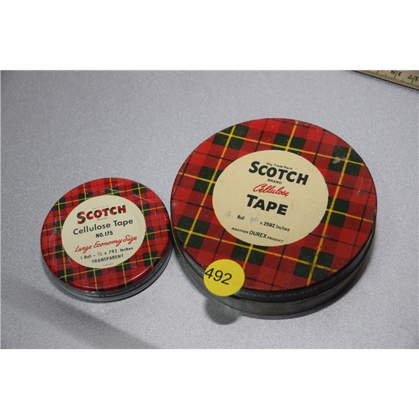 Scotch tape pins