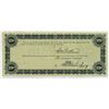 Image 2 : State of North Carolina 1933 25 Cents Revenue Anticipation Note. Punch Cancelled PAID. VF+.