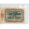 Image 1 : Germany. 1923 1 Million Mark Notgeld from Duisburg. Good.