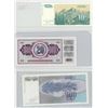 Image 2 : Yugoslavia. Lot of 3 notes. 1994 10 Dinara, 1978 20 Dinara & 1992 100 Dinara.