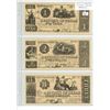 Image 1 : Republic of Texas. Lot of 3 notes. All are Replicas dated 1840-1841 and include 1 Dollar, 2 Dollars 