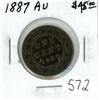 Image 1 : 1887 Canadian Victorian Large Cent. AU-50.