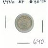 Image 1 : 1916 Silver 5 Cents. World War I issue. EF-40.