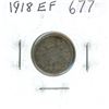 Image 1 : 1918 Silver 10 Cents. Final year of World War I. EF-40.
