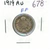 Image 1 : 1919 Silver 10 Cents. EF-40.