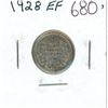 Image 1 : 1928 Silver 10 Cents. EF-40.