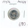 Image 1 : 1956 Silver 10 Cents. MS-64. Bright White. Nice.