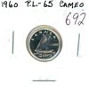 Image 1 : 1960 Silver 10 Cents. Proof Like-65 with Cameo.