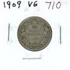 1909 Silver 25 Cents. VG-8.