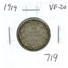 Image 1 : 1919 Silver 25 Cents. VF-20.