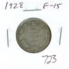 Image 1 : 1928 Silver 25 Cents. F-15.