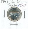Image 1 : 1967 Silver 25 Cents. PL-64. Cameo.