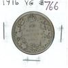 Image 1 : 1916 Silver 50 Cents. World War I issue. Key Date. Mintage of 459,070. VG-8.