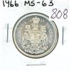 Image 1 : 1966 Silver 50 Cents. MS-63.