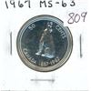 Image 1 : 1967 Silver 50 Cents. MS-63.