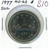 Image 1 : 1977 Short Water Lines Nickel Dollar. MS-63.