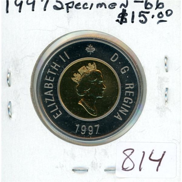 1997 Specimen Toonie. SP-66.
