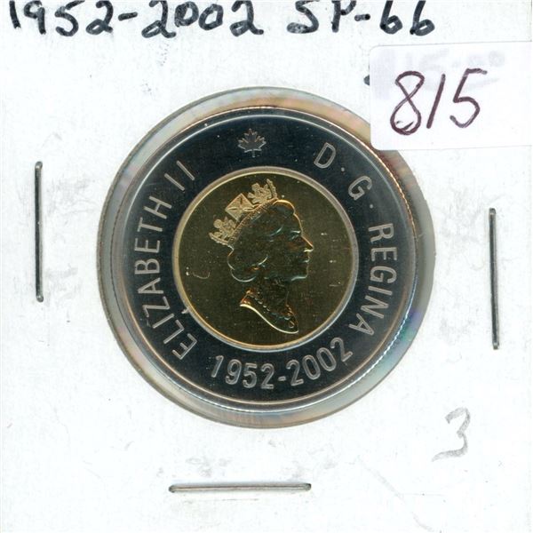 1952-2002 Specimen Toonie. SP-66.