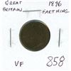 Image 1 : Great Britain. 1896 Farthing. Victoria. VF.