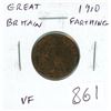Image 1 : Great Britain. 1910 Farthing. Last farthing issued for King Edward VII. VF.