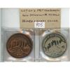 Image 1 : Lot of 2 large 1967 Canadian Centennial Medals from New Brunswick. Obverse depicts forestry, while t