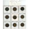 Image 1 : Complete Set of 9 Canadian Edward VII Large Cents 1902 – 1910. Includes 1902, 1903, 1904, 1905, 1906