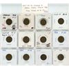 Image 1 : Lot of 12 Canadian George V Small Cents 1920 – 1936. Includes 1920, 1921, 1927, 1928, 1929, 1930, 19