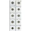 Image 1 : Complete Set of 10 Canadian George V Silver 10 Cents 1911 – 1920. Includes 1911, 1912, 1913 Small Le