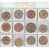 Image 1 : Lot of 12 Alberta Wooden Nickels, all coin related, from Calgary, Medicine Hat & Edmonton.