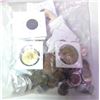 Image 2 : Grab Bag of 101 different coins.: 5 Canadian Large Cents, 24 Canadian Small Cents, 29 Canadian Nicke