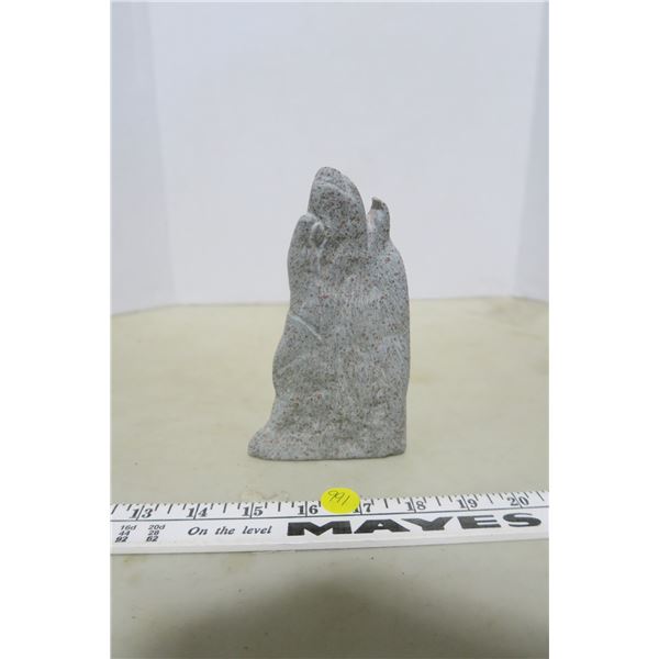 Riley Sandersen Soap Stone Craving - Coyote - This Soap Stone is only found in Northern Saskatchewan