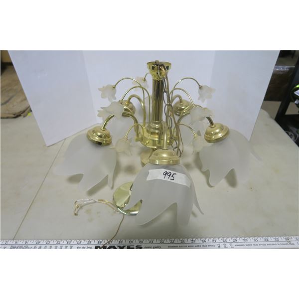 Brass Finish Chandelier