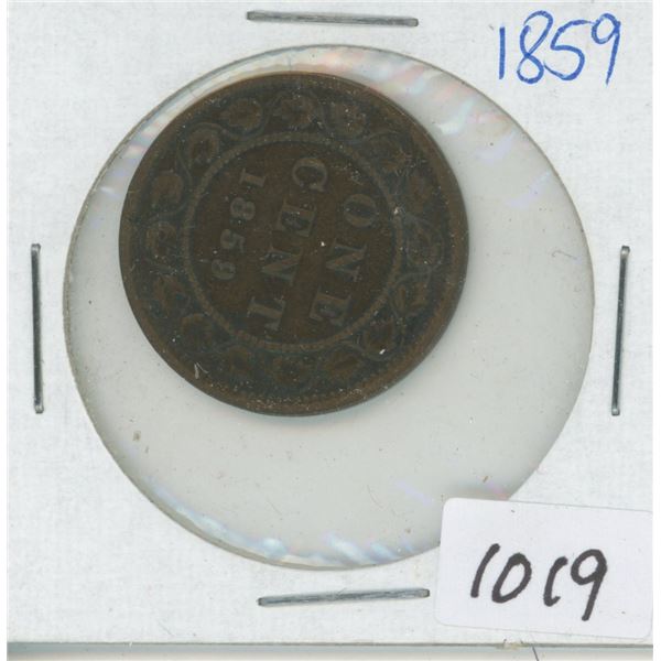 1859 One Cent Large Victorian