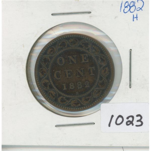 1882 One Cent Large Canadian